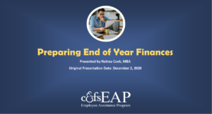 Preparing Your End-of-Year Finances for Tax Season